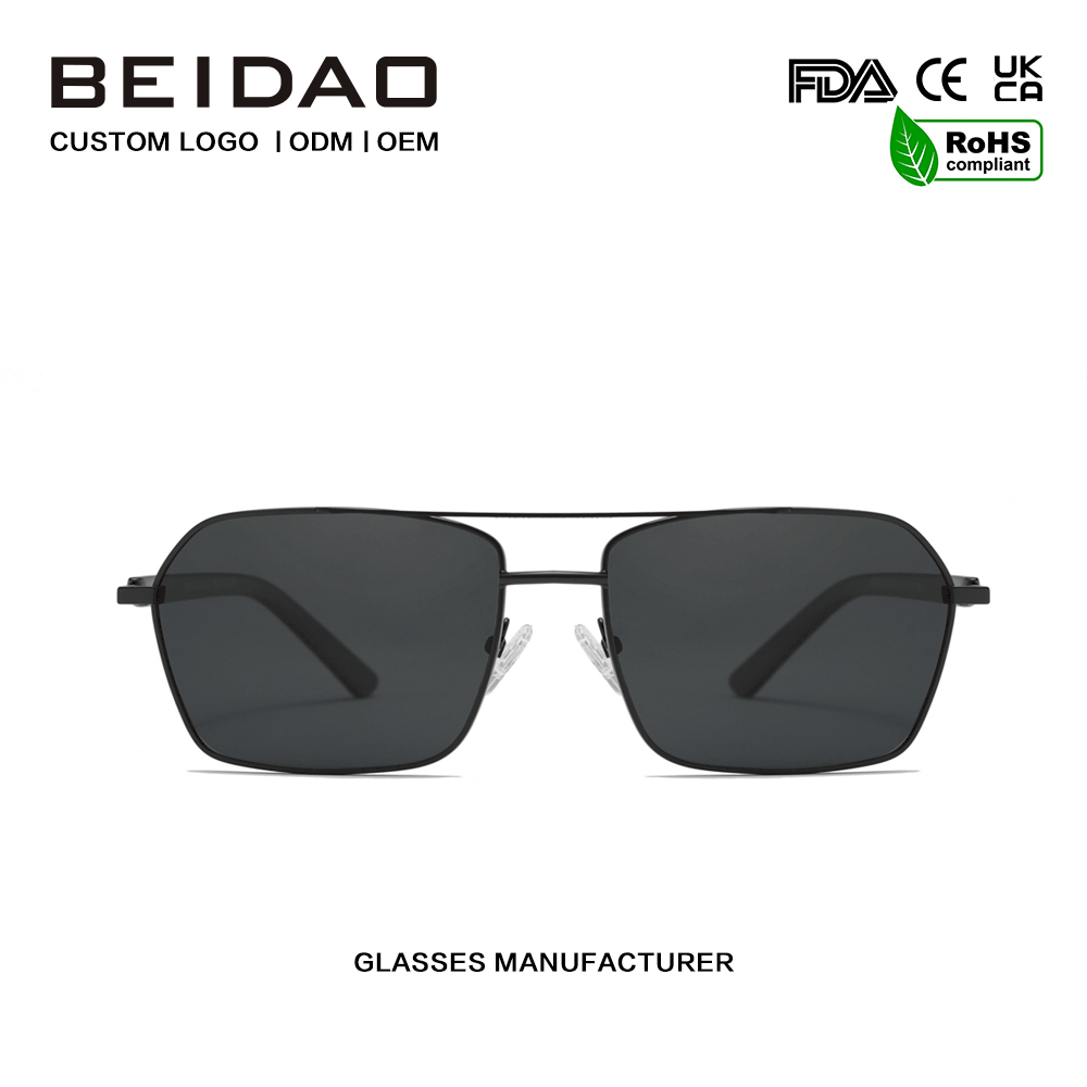 Kacamata Sunglass Lensa Aluminium Alloy UV400 Kanggo Nyopir Pria