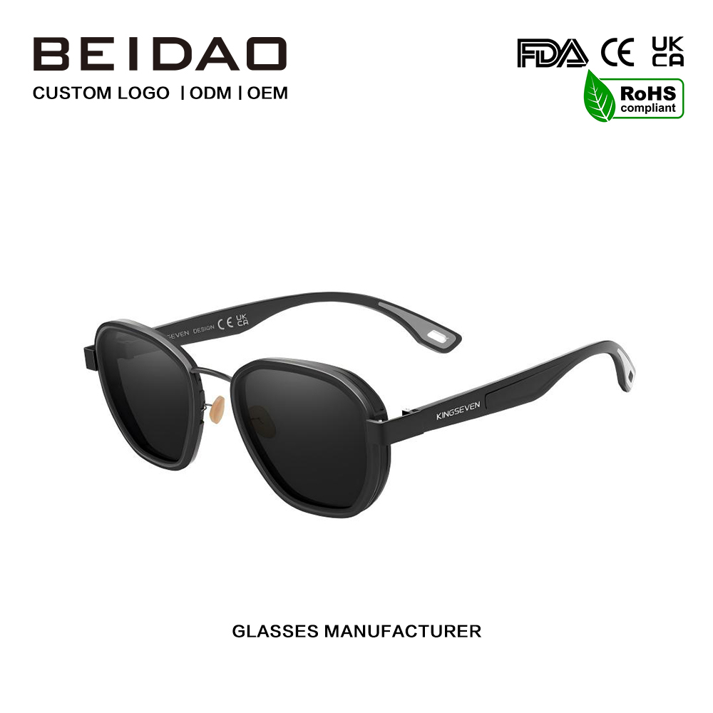 Kacamata Black Matt Aluminium Polarized