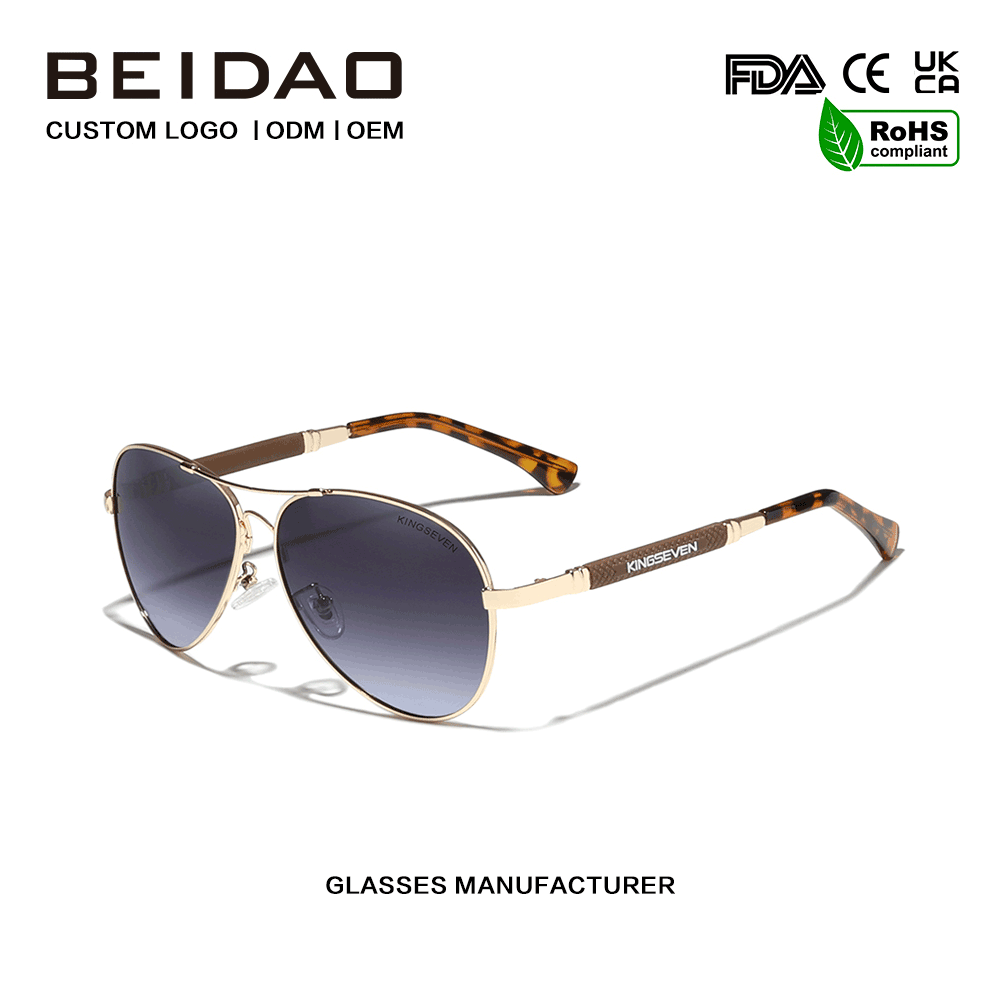 Klasik Polarized UV400 pangayoman Sunglasses Outdoor kanggo Pria