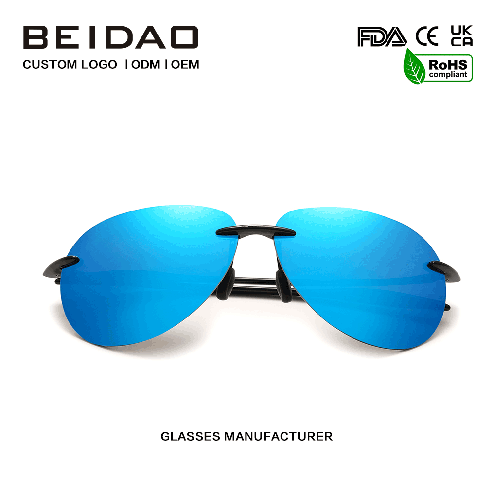 Kacamata Sunglass Frameless Ultralight TR90 Klasik