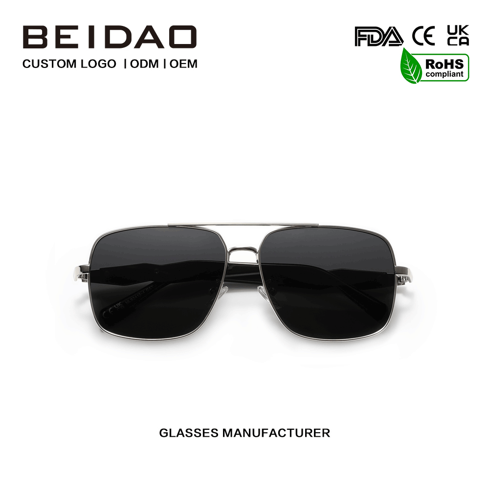 Desainer Alloy Frame UV400 Sunglasses Fishing Driving