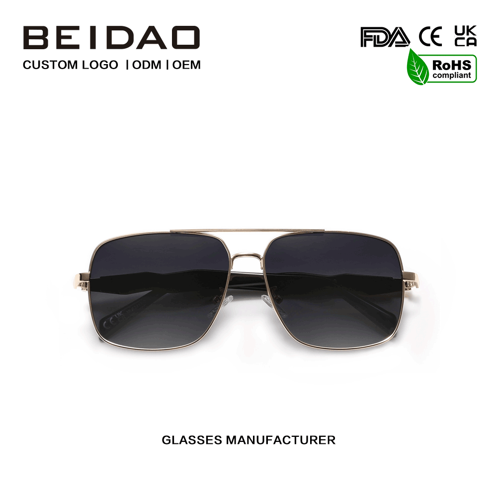 Desainer Alloy Frame UV400 Sunglasses kanggo Fishing Driving