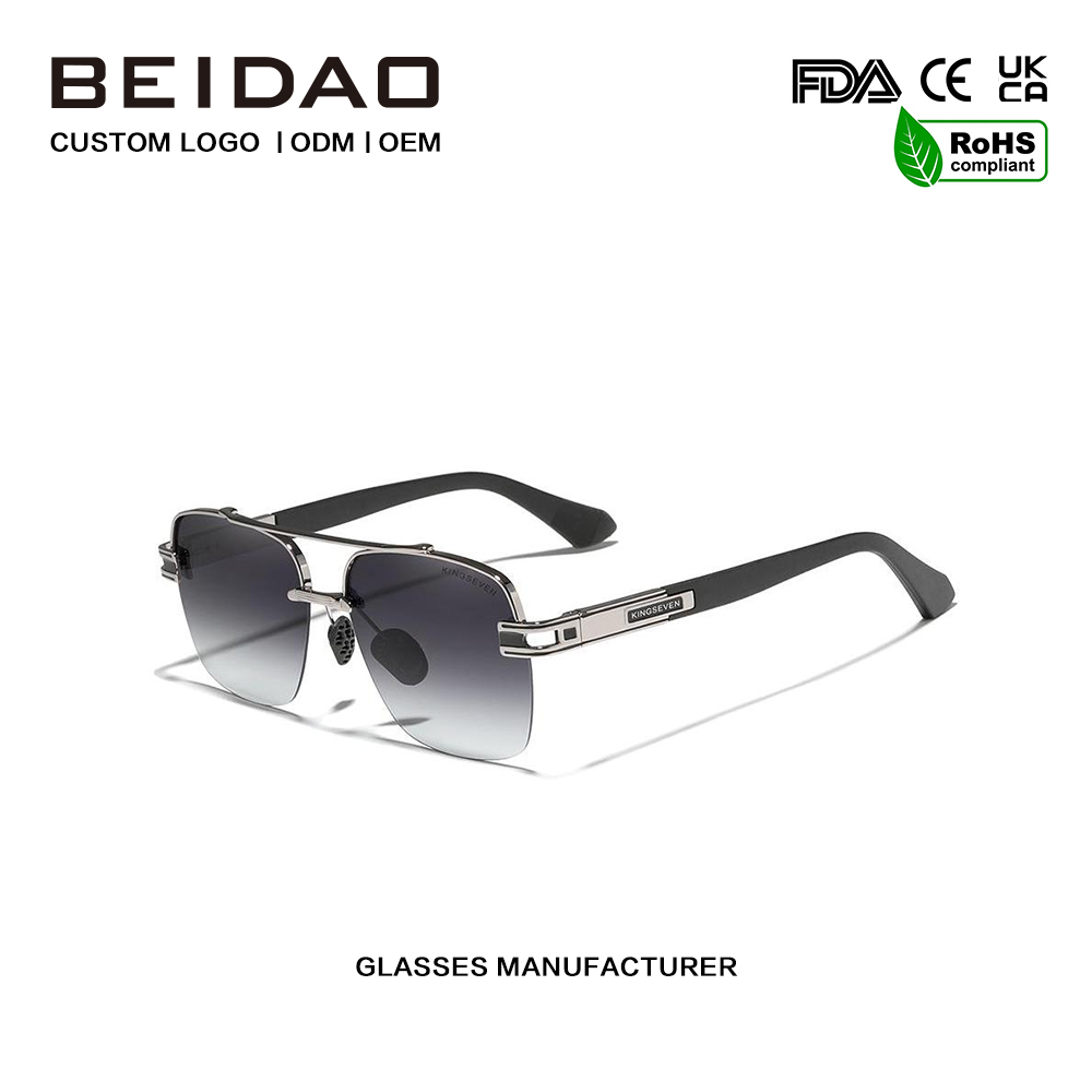 Gun Gradient Grey Polarized Sunglasses