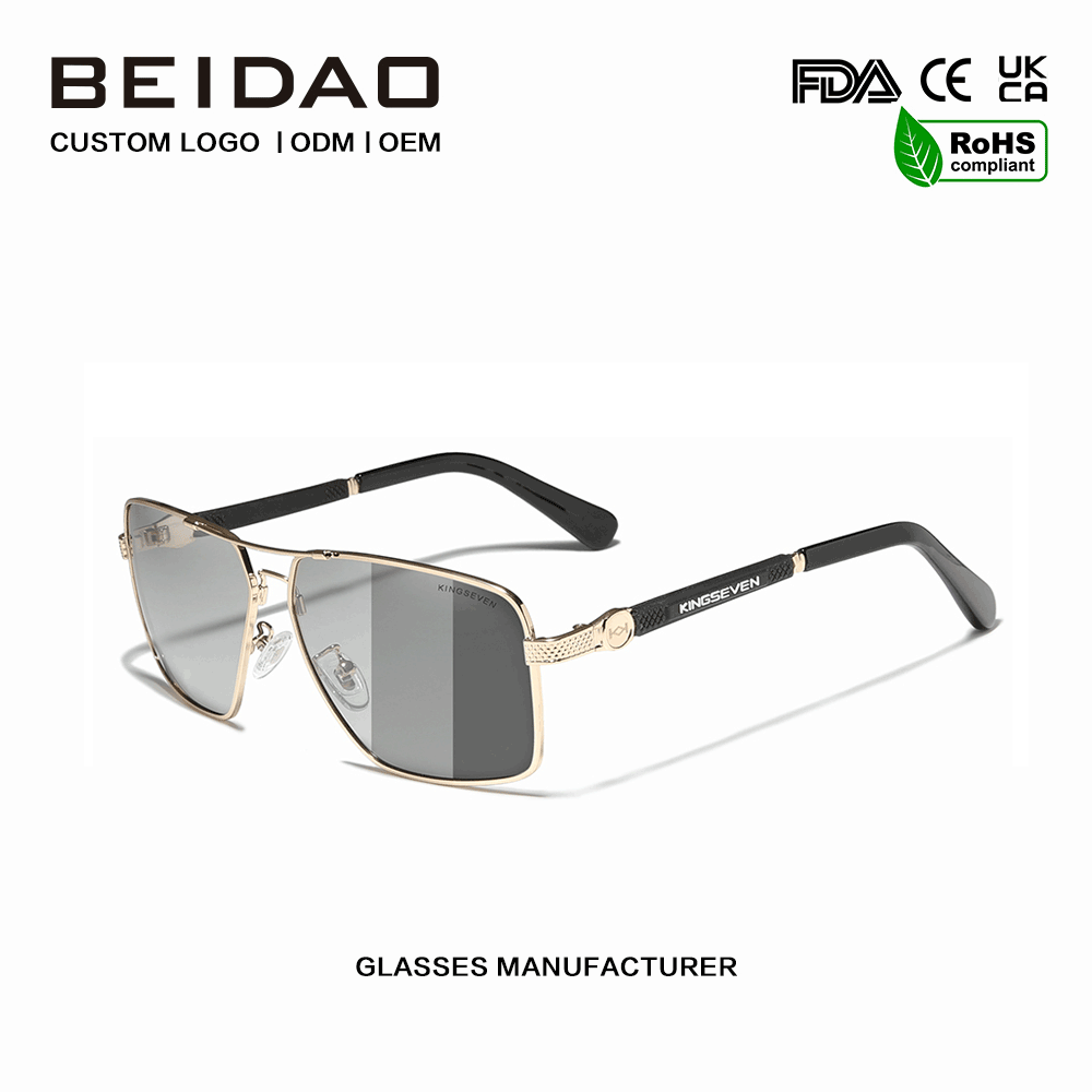 Lensa Photochromic Square Kualitas Tinggi Kacamata Nyopir Outdoor