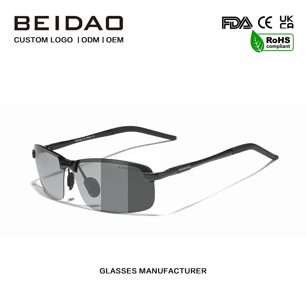 Kualitas Tinggi TR90 Alloy Polarized Sunglasses kanggo Wanita Pria