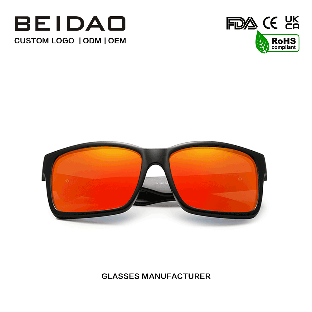 Hot Selling Fashion Polarized Mirro Lensa Sunglasses kanggo Unisex