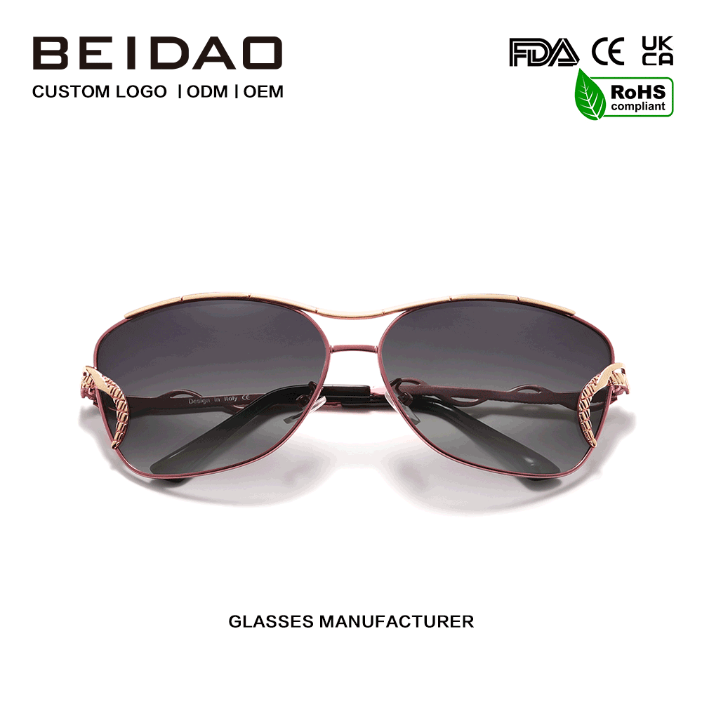 Kacamata Hitam Polarized Gradient Full Rim Vintage Luxury