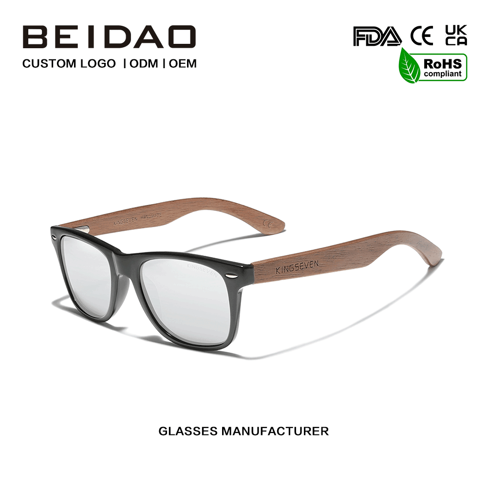 Kacamata Sunglasses proteksi UV400 Walnut Modern