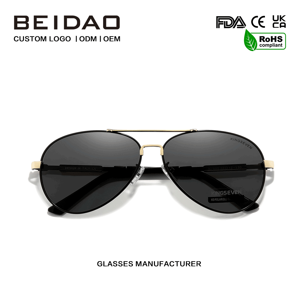 Kacamata Hitam Polarized Aluminium Full Rim Driving