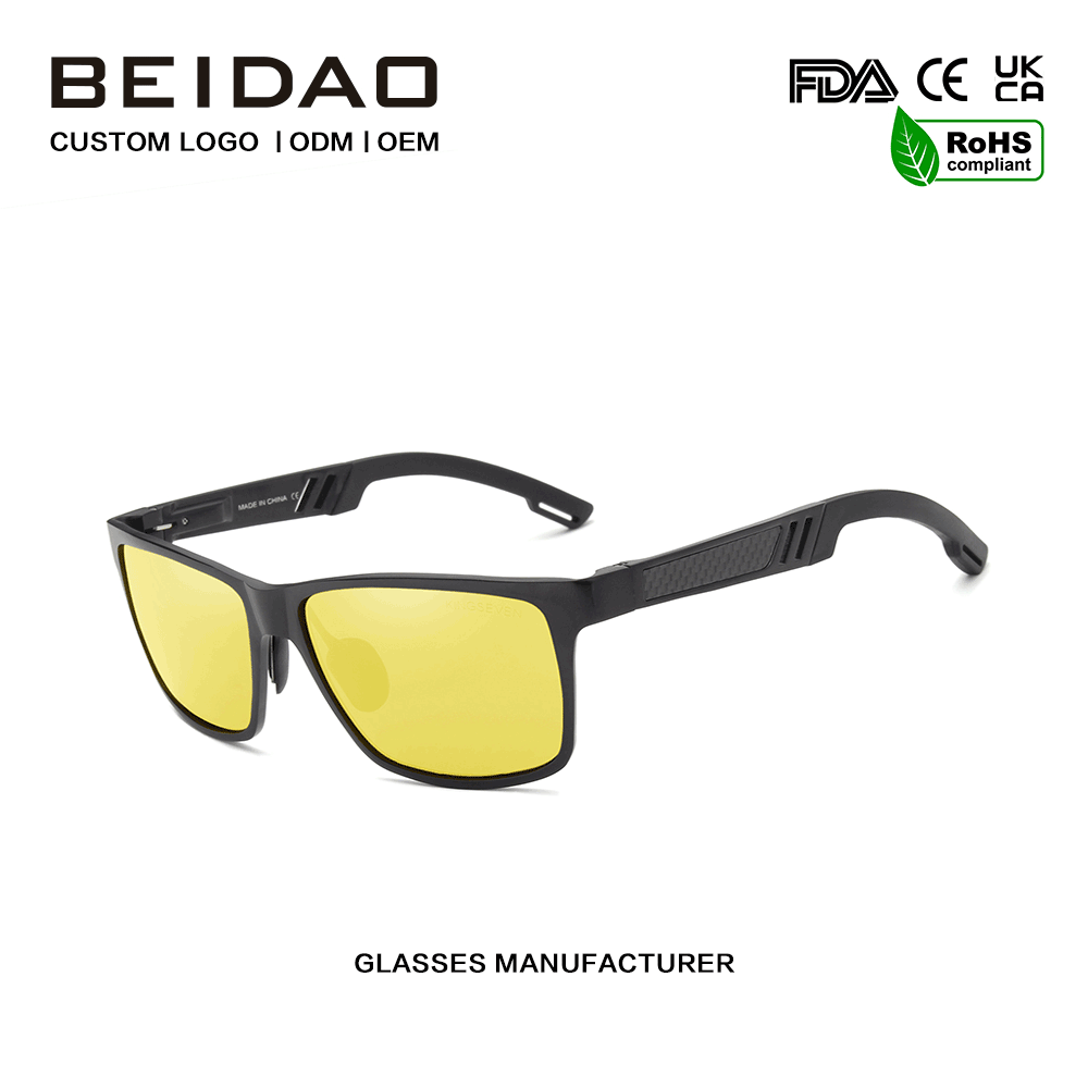 Polarized Night Vision Sunglasses kanggo Wanita Pria Grosir