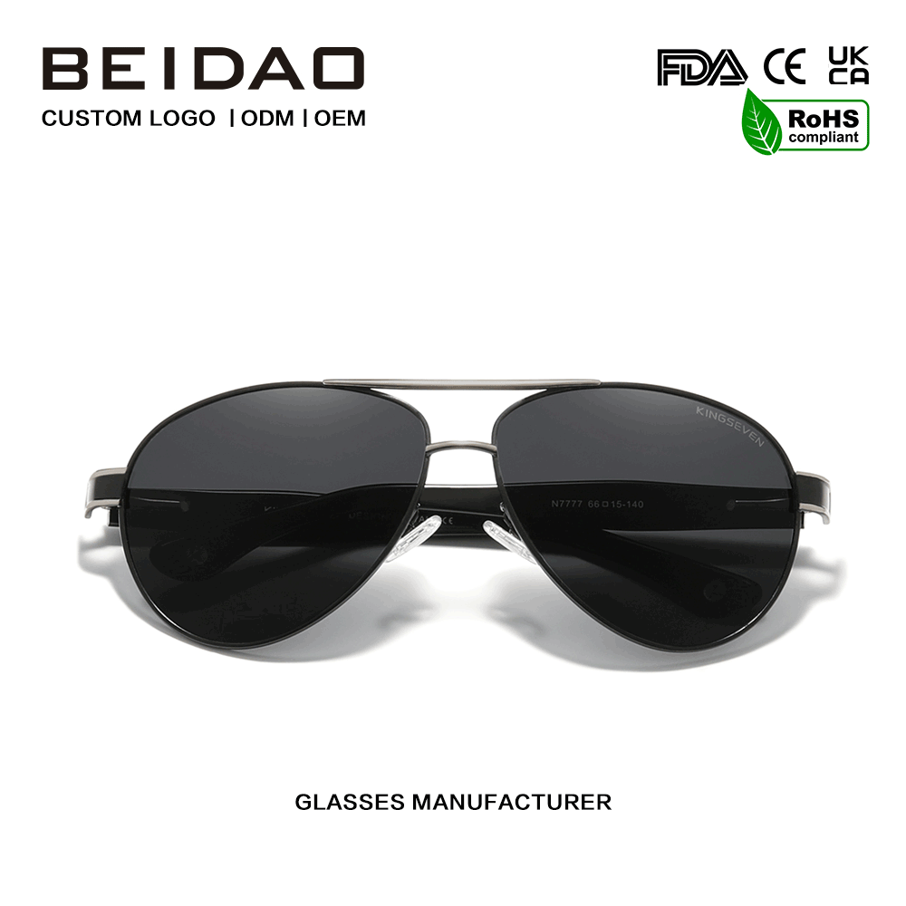 Polarized UV400 Protection Wire-inti Temples Pilot Eyewear
