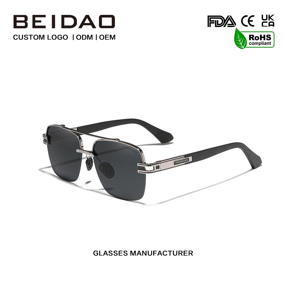 Kacamata Hitam Polarisasi Retro Warna-warni Square Shades